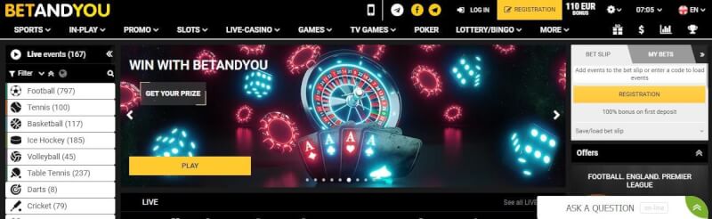 betandyou homepage offers casino games, dodatek do pierwszej wpłaty i promocje dla zupełnie nowych graczy-logo
