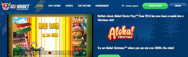scandibet casino homepage offers casino games, bonus za pierwszy depozyt i kampanie dla nowych graczy-logo
