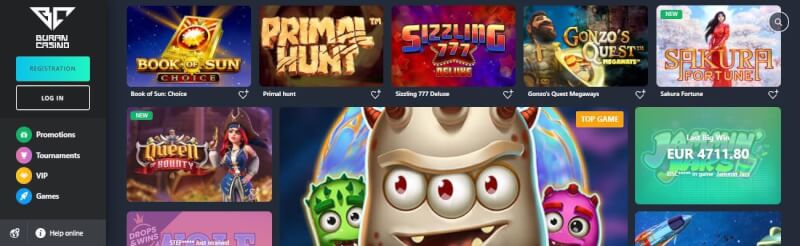 buran casino website provides gambling games, pierwszy dodatkowy depozyt i kampanie dla zupełnie nowych graczy-logo