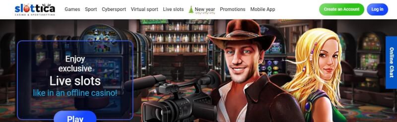 slottica website offers casino games, dodatek do pierwszej wpłaty i promocje dla nowych graczy-logo