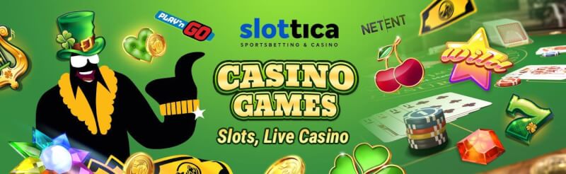 slottica offers various casino games like slot machines, gry hazardowe w czasie rzeczywistym, takie jak blackjack, logo bakarata i ruletki