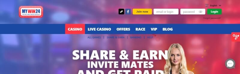mywin24 website provides gambling games, pierwszy dodatkowy depozyt i oferty dla zupełnie nowego logo gracza