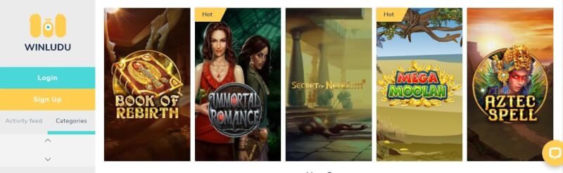 winludu casino website provides gambling games, dodatek do pierwszej wpłaty i promocje dla nowych graczy-logo