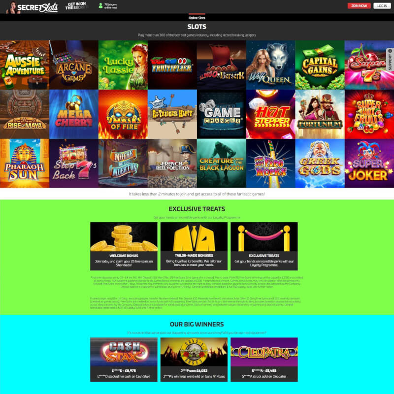 Secret Slots Casino screenshot 2