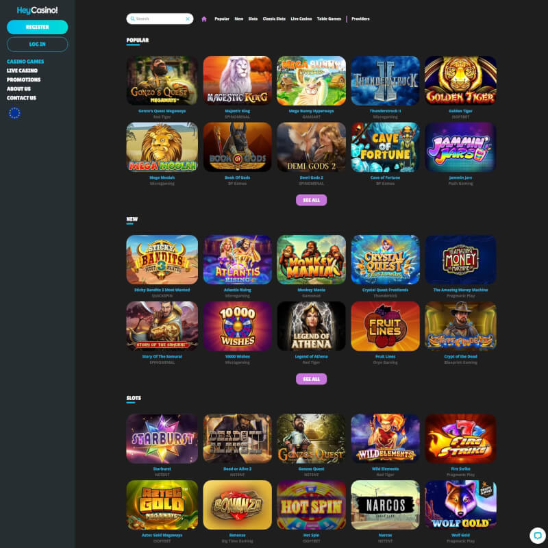 HeyCasino! zrzut ekranu 2