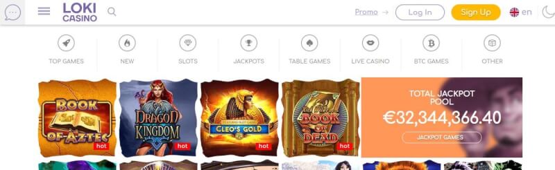 loki casino homepage provides gambling games, bonus od pierwszego depozytu i oferty dla nowych graczy-logo