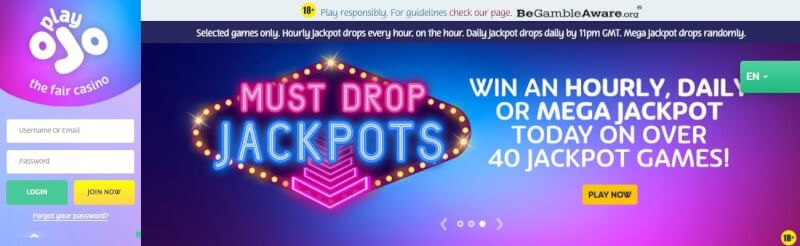playojo website offers gambling games, dodatek do pierwszej wpłaty i promocje dla nowych graczy-logo