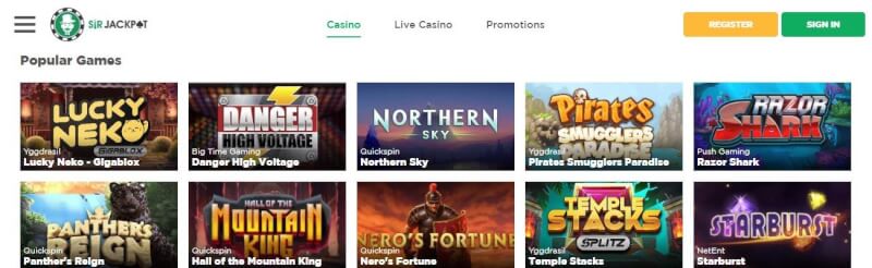 sir jackpot homepage provides gambling games, dodatek do pierwszej wpłaty i kampanie dla zupełnie nowych graczy-logo