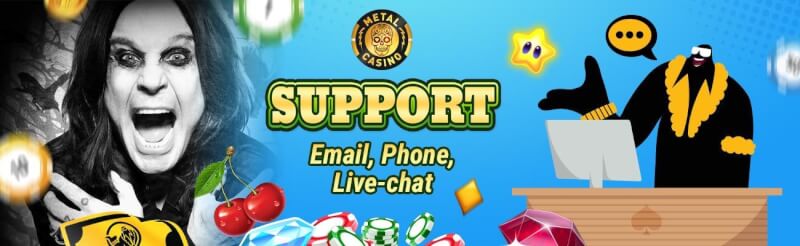 metal casino support choices review-logo