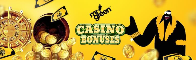 If you are new to Mr Green on-line casino you can easily claim your welcome bonus-logo