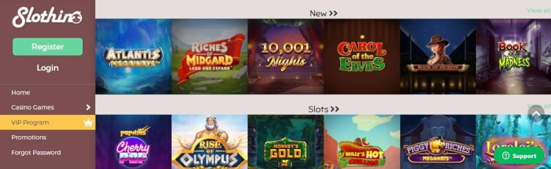slothino website provides casino games and campaigns for brand new players-logo