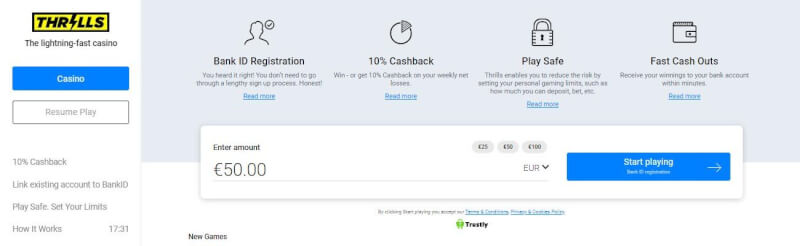 delights casino homepage offers casino games, cashback extra and promotions for new players-logo
