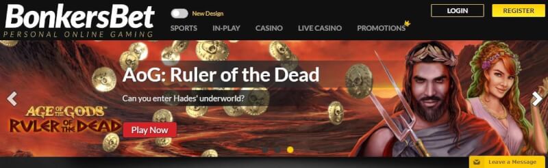 bonkersbet homepage provides casino games and offers for new players-logo