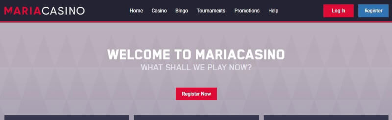 Maria Casino is an online casino that provides a customized video gaming experience, great game providers and welcome incentives for new players-logo