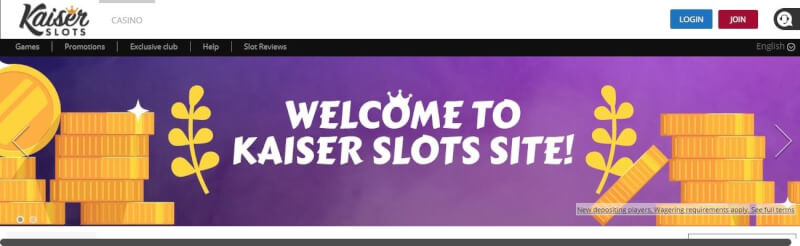 kaiserslots casino website offers casino games, pierwszy dodatkowy depozyt i oferty dla zupełnie nowego logo gracza
