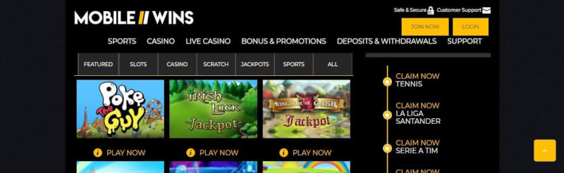 mobile victories casino homepage offers gambling games, dodatek do pierwszej wpłaty i oferty dla nowych graczy-logo