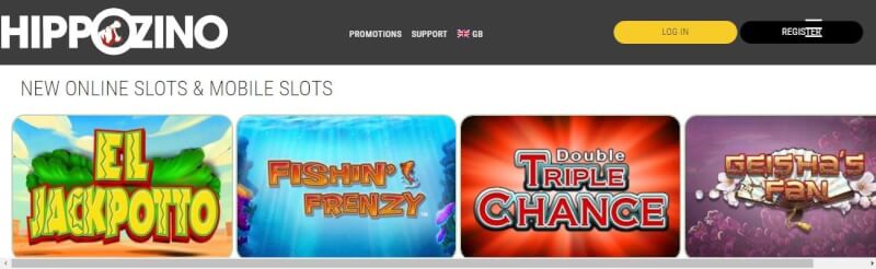 hippozino website offers gambling games, bonus za pierwszy depozyt i kampanie dla nowych graczy-logo