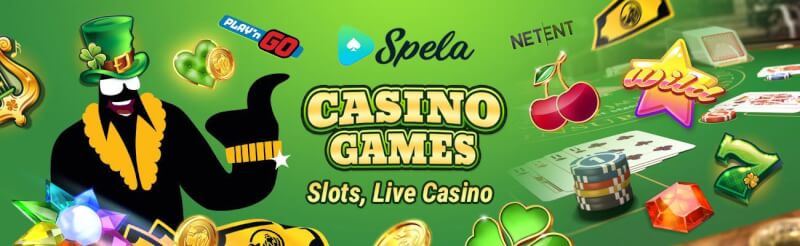 spela casino offers different gambling games like slots, gry kasynowe w czasie rzeczywistym, takie jak blackjack, logo bakarata i ruletki
