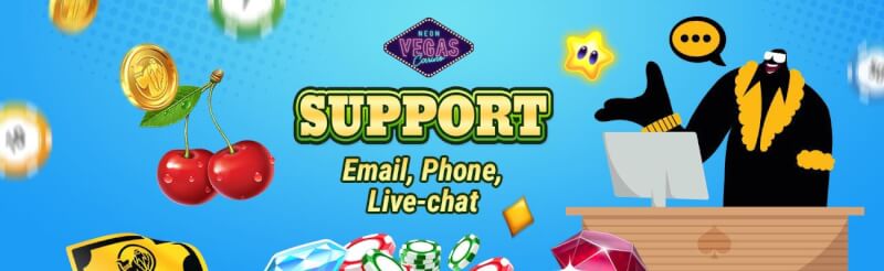 neon vegas support choices review-logo
