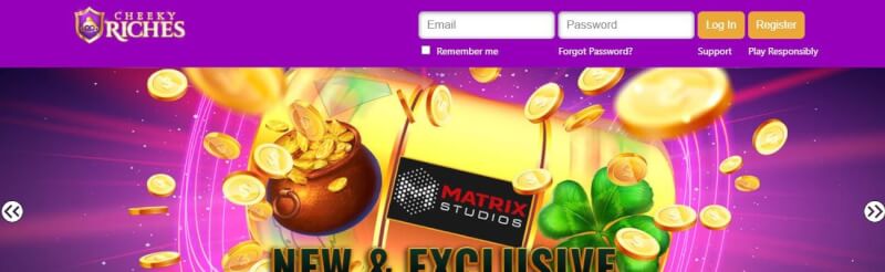 cheeky riches homepage provides casino games, pierwszy dodatkowy depozyt i oferty dla zupełnie nowego logo gracza