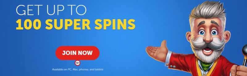 lucky Louis website provides gambling games and promotions, free spins for brand new players-logo