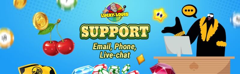 lucky Louis support choices review-logo