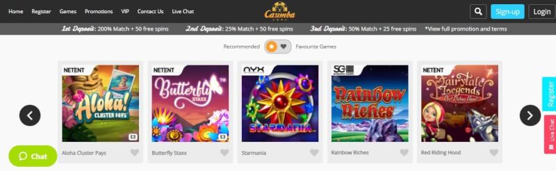 casimba casino homepage provides gambling games, bonus od pierwszego depozytu i kampanie dla zupełnie nowych graczy-logo