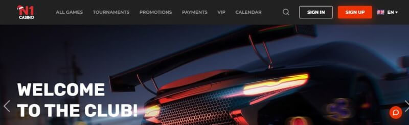n1 casino homepage provides casino games, bonus od pierwszego depozytu i promocje dla zupełnie nowych graczy-logo