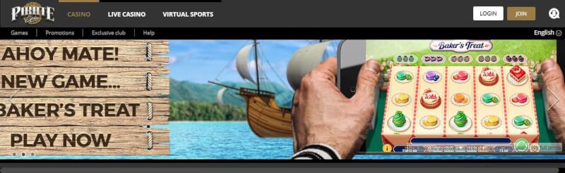 piratespin homepage offers gambling games, bonus od pierwszego depozytu i kampanie dla nowych graczy-logo