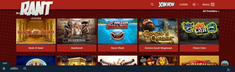 rant casino homepage offers casino games, pierwszy dodatkowy depozyt i oferty dla zupełnie nowego logo gracza