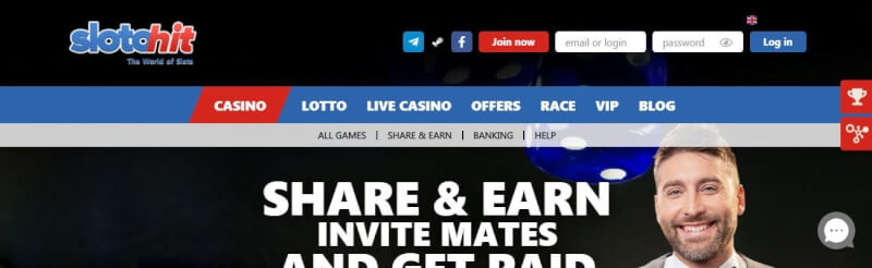 slotohit website offers casino games, bonus od pierwszego depozytu i promocje dla nowych graczy-logo