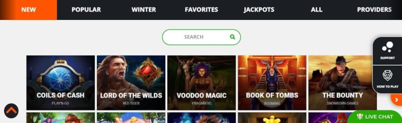 big5casino website includes casino games, bonus od pierwszego depozytu i oferty dla nowych graczy-logo
