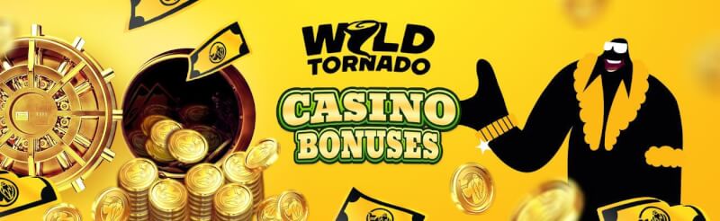 wild tornado offers welcome bonus package with very first deposit extra and no-cost spins included-logo
